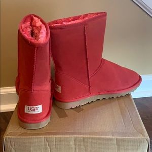 Red UGG boots